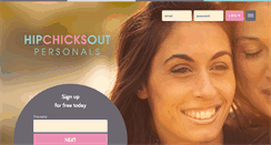 Desktop Screenshot of hipchicksoutpersonals.com